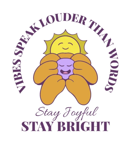 Joyful Vibes Graphic Template for Positive Messaging Design