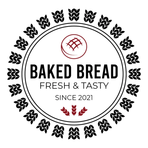 Logo de boulangerie - modèle de badge