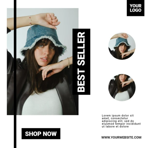 Modern Minimalist Commercial Instagram Post Design Template