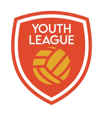 Volleyball Youth League Badge Template Design