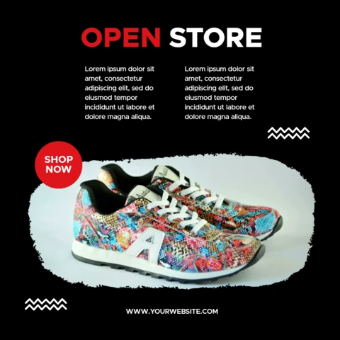 Fashion Store Social Media Post Design Template
