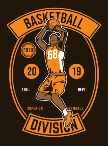 Basketball T-Shirt Design Template