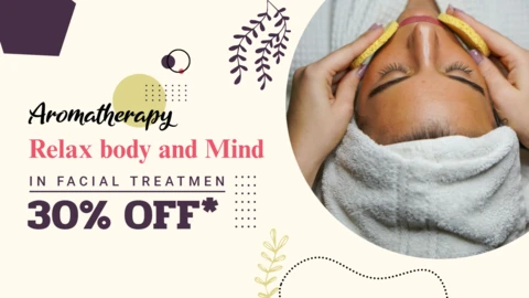 Spa And Beauty YouTube Channel Thumbnail Post Design Template