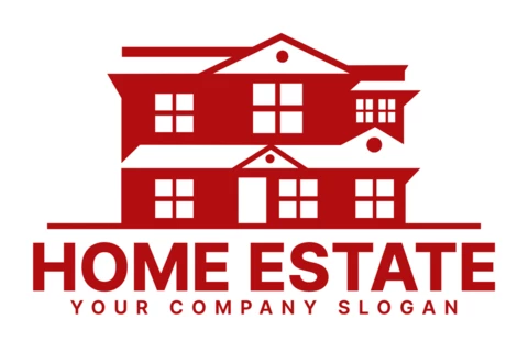 Modèle de logo pour une société immobilière