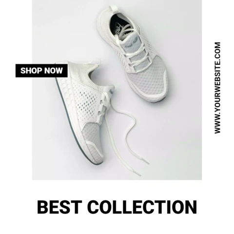 Sportswear Collection Sneakers Sale Instagram Post Design Template