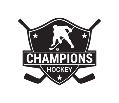 Hockey Sports Logo Design Template