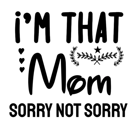 I am that mom mother's day quotes plantilla de diseño de camiseta