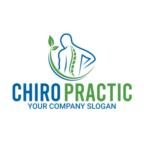 Designvorlage für medizinisches Chiropraktik-Logo
