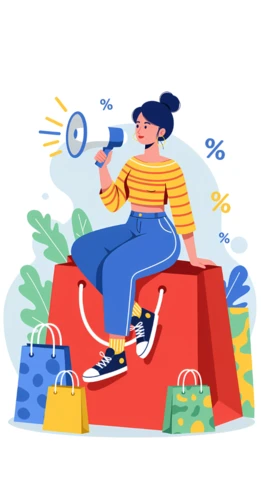 Shopping Promotion Design Template for Engaging Marketing Campaigns