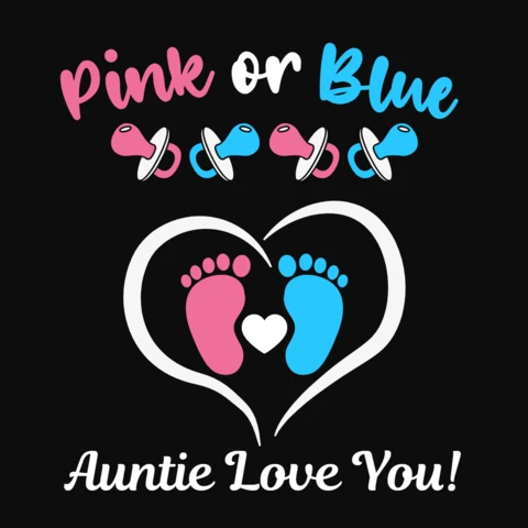 Schattige tante liefde t-shirt ontwerpsjabloon
