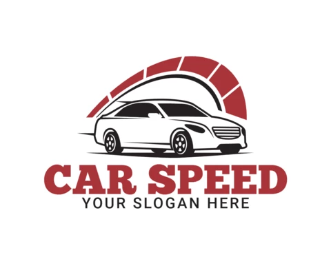 Autorennsport Logo Design Vorlage