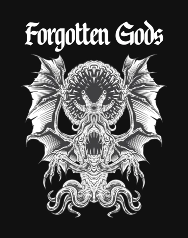 Dark Fantasy Design Template: Forgotten Gods Graphic Art