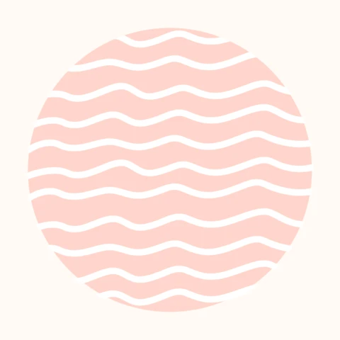 Pink Abstract Waves Instagram Story Highlight Cover Design Template