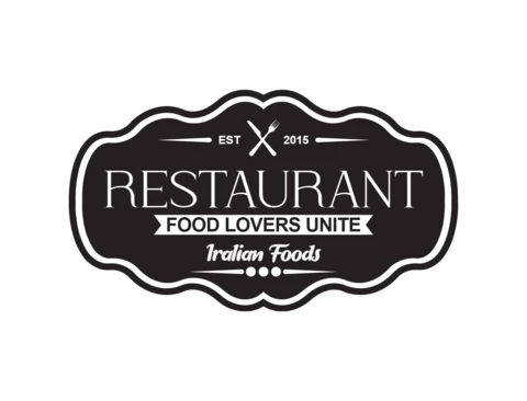 Restaurante panadería alimentos plantilla de diseño de logotipo