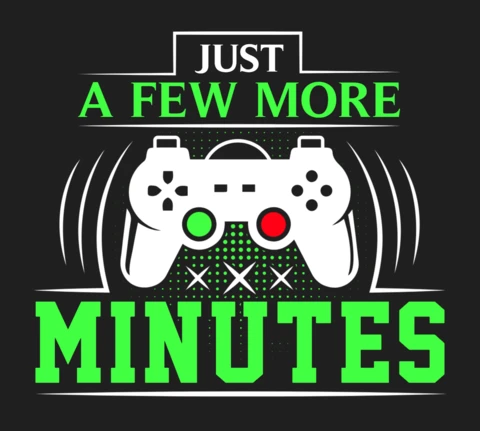 Gaming Quotes T-Shirt Design Template