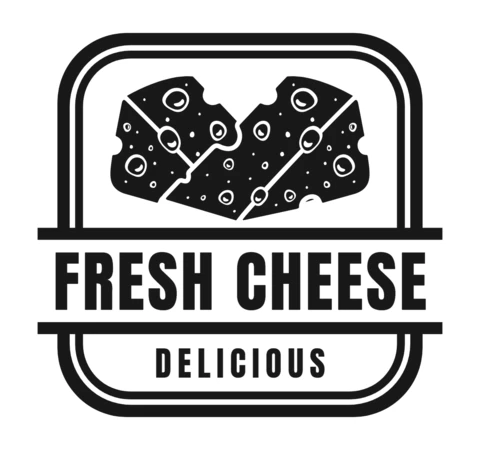 Fresh Cheese Logo Design Template