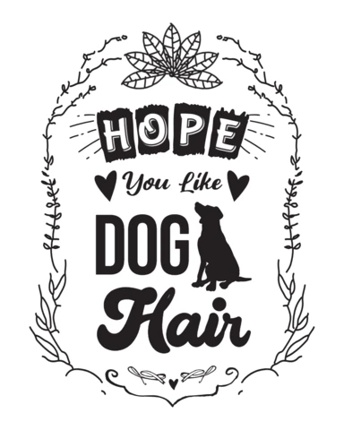 J'espère que vous aimerez le modèle de t-shirt en poils de chien