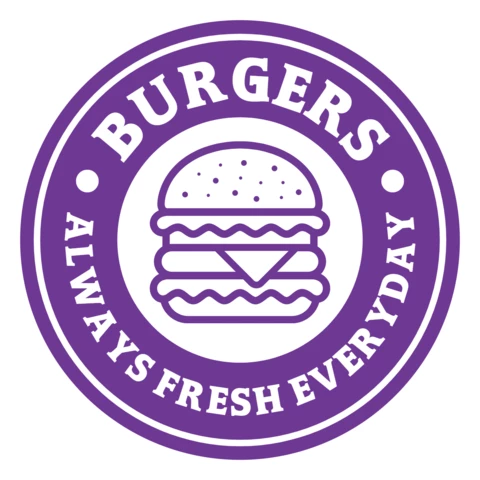 Fresh Burger Logo Design Template