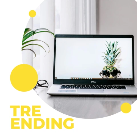 Trending Laptop Social Media Post Design Template