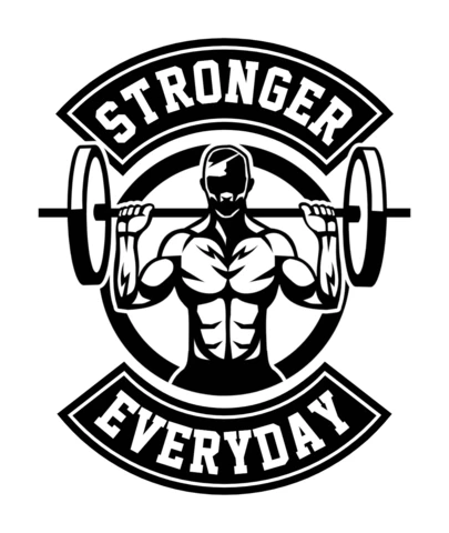 Stronger Everyday T-Shirt Design Template