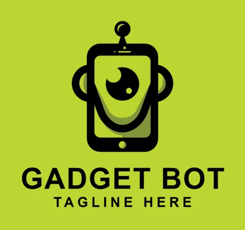 Gadget Robot Logo Design Template
