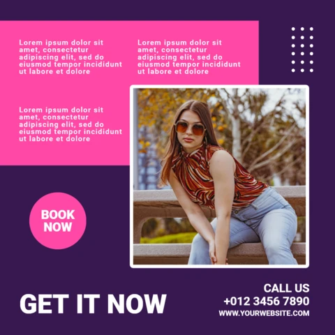 Fashion And Style Sale Instagram Post Design Template