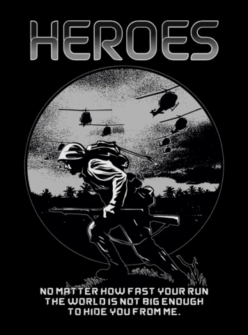 American Soldier Heroes T-shirt Design Template