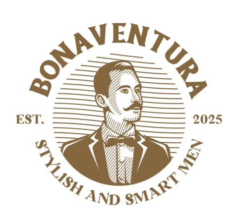 Modelo de design de logotipo clássico de bigode masculino retrô vintage