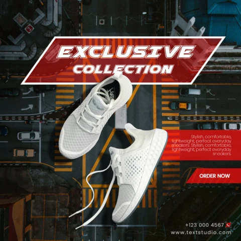 Modern Fashion Sale Poster With Stylish Template For Branding