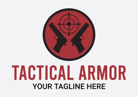 Tactical Armor Logo Design Template
