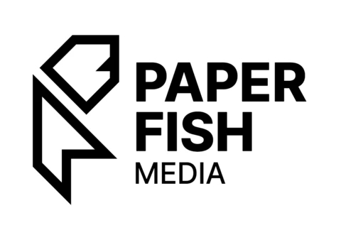 Paper Fish Media Logo Design Template