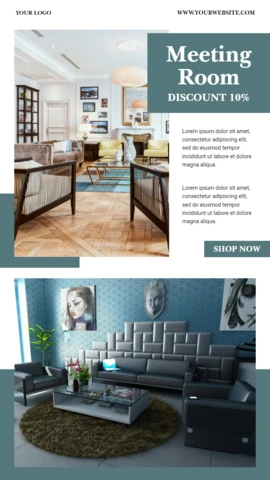 Modern Two-Tone Ad Instagram Story Post Design Template