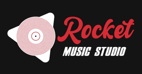 Music Studio Badge Template Design