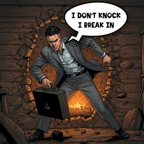 Dynamic Action Comic Style Design Template for Bold Storytelling