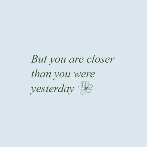 Motivational Progress Quote Instagram Post Design Template