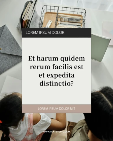 Clean Educational Quote Instagram Post Design Template