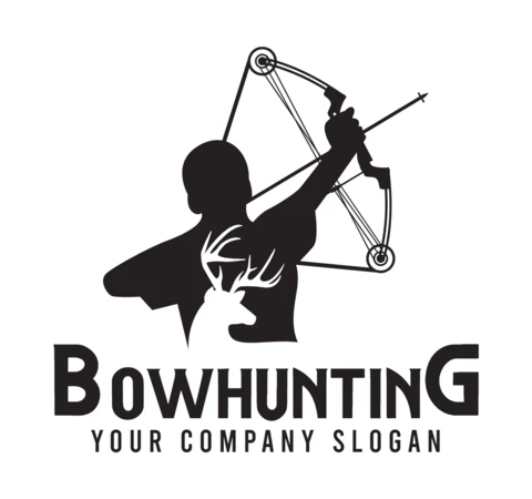 Bow Hunting Logo Design Template