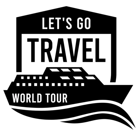 Modèle de logo pour badge de voyage