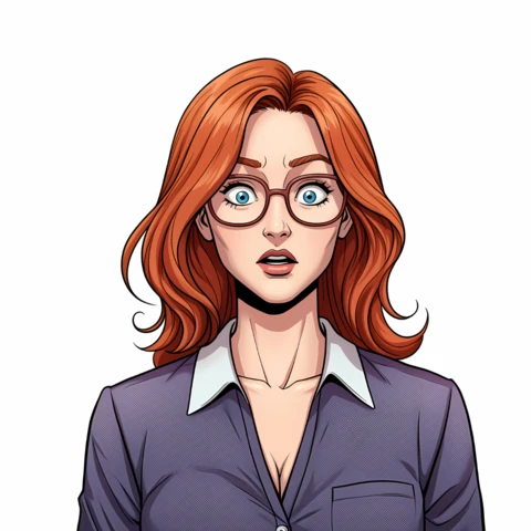 Plantilla editable de diseño de personajes estilo cómic para imágenes atractivas