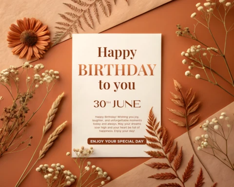 Elegant Floral Birthday Invitation Template – Editable Design for Special Celebrations