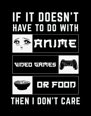 Modèle de conception de t-shirt de jeux vidéo d'anime ou de nourriture