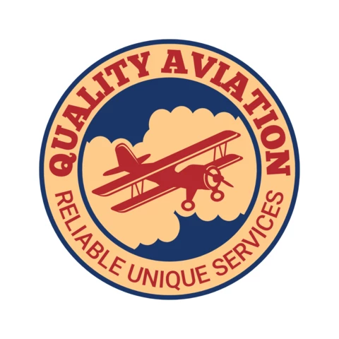 Quality Aviation Service Logo Design Template
