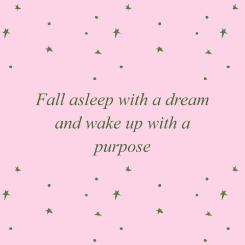 Dream and Purpose Affirmation Instagram Post Design Template