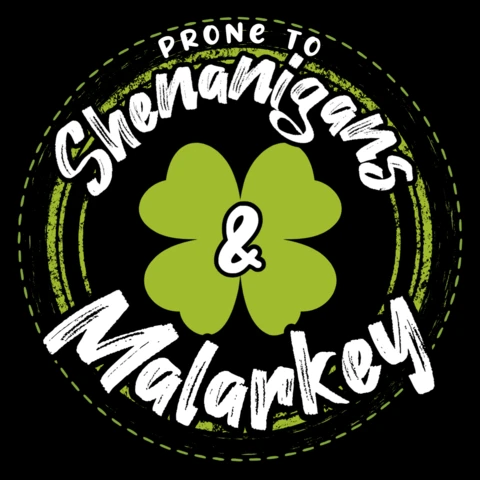 Shamrock Shenanigans Typography Design Template for T-Shirt Printing