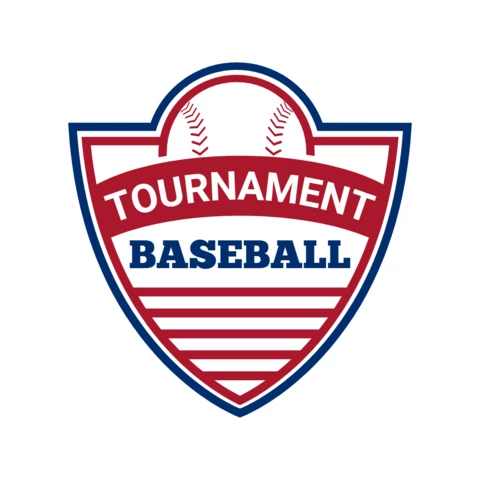 Baseball Tournament Championship Sports Logo Design Template