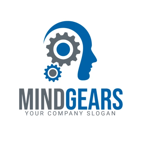 Mind Gears Logo Design Template