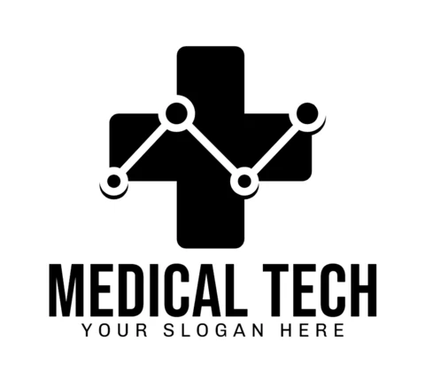 Medical Tech Logo Design Template