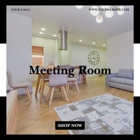 Two-Tone Elegant Advertising Instagram Post Design Template