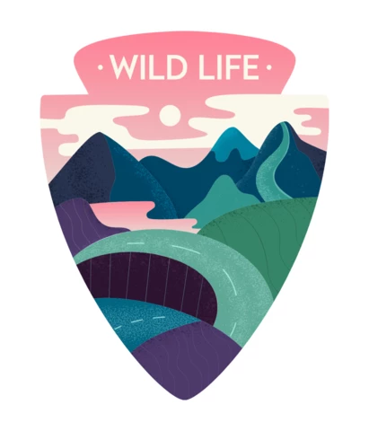 Wild Life Colorful Template Design