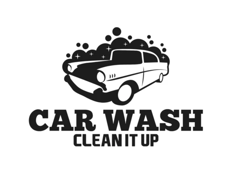 Car Wash Service Logo Design Template